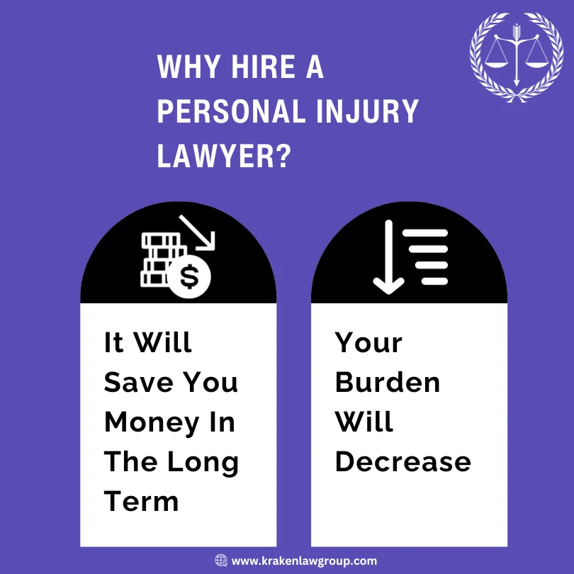 An infographic on the reasons to hire a personal injury lawyer attorney