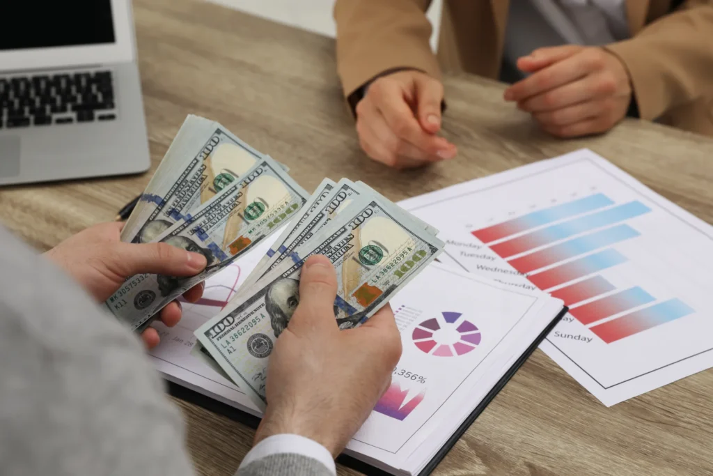 Lawyer calculating pip payout in Florida for client