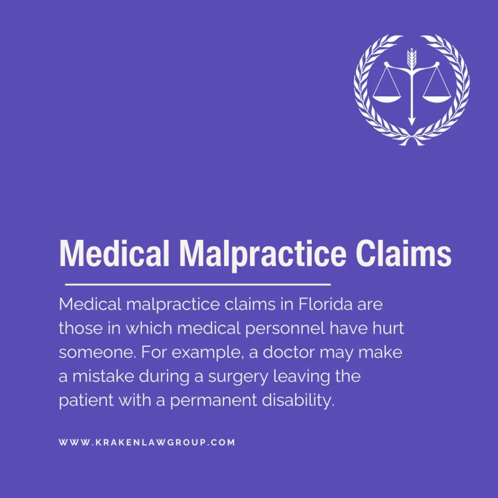 A definition post explaining what is considered medical malpractice in Florida