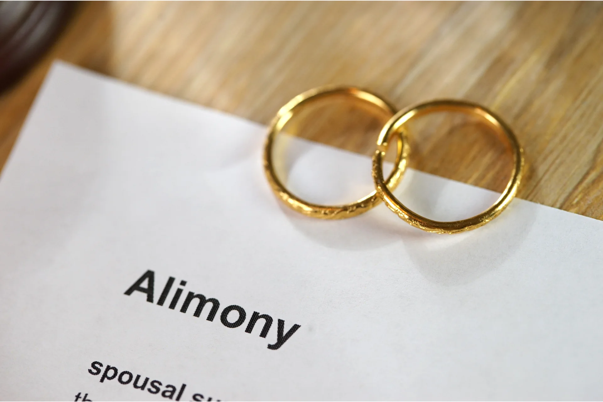 Alimony documents in Florida