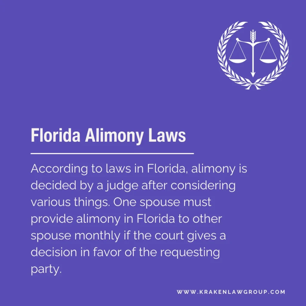 An overview of the Florida alimony laws