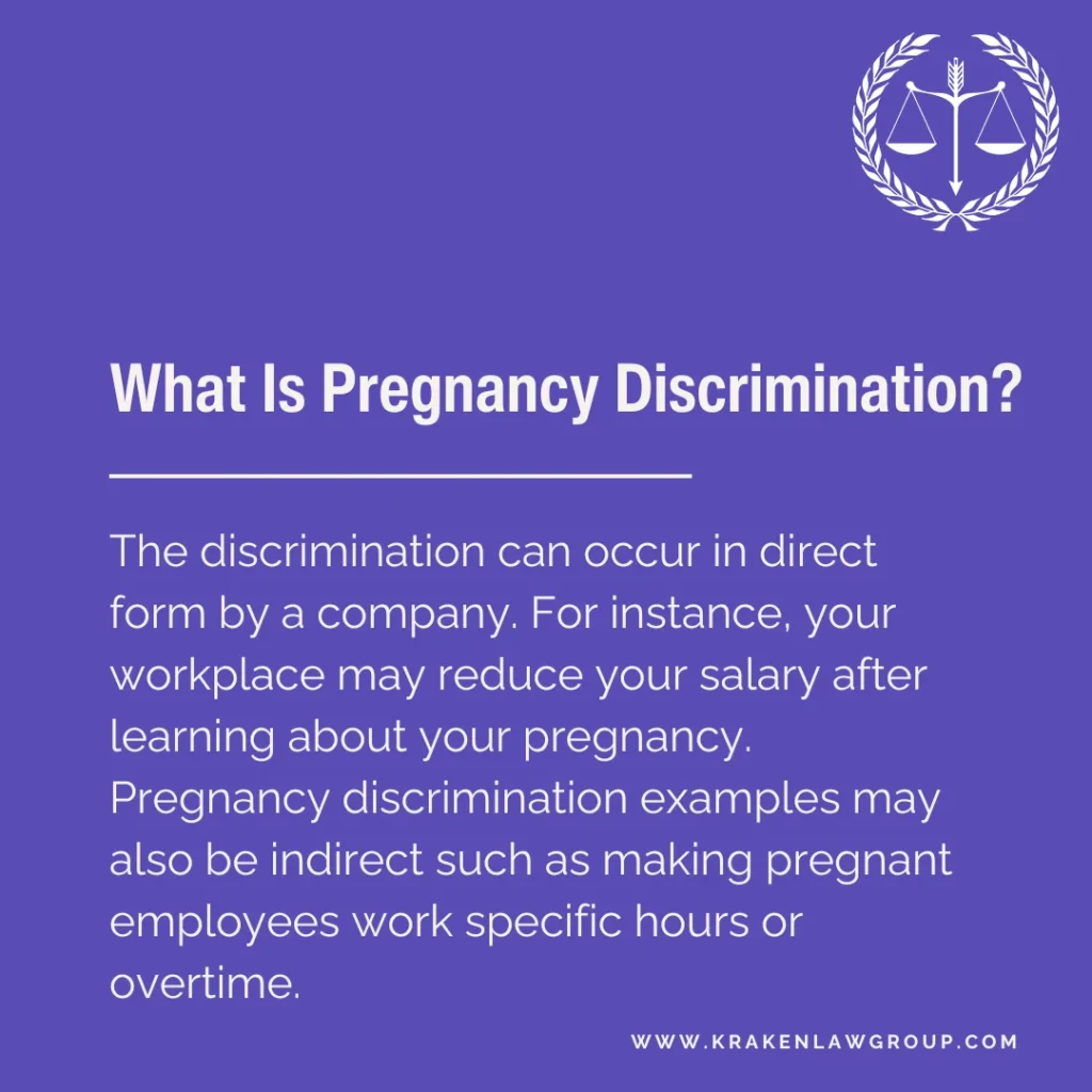 A definition post on what is pregnancy discrimination