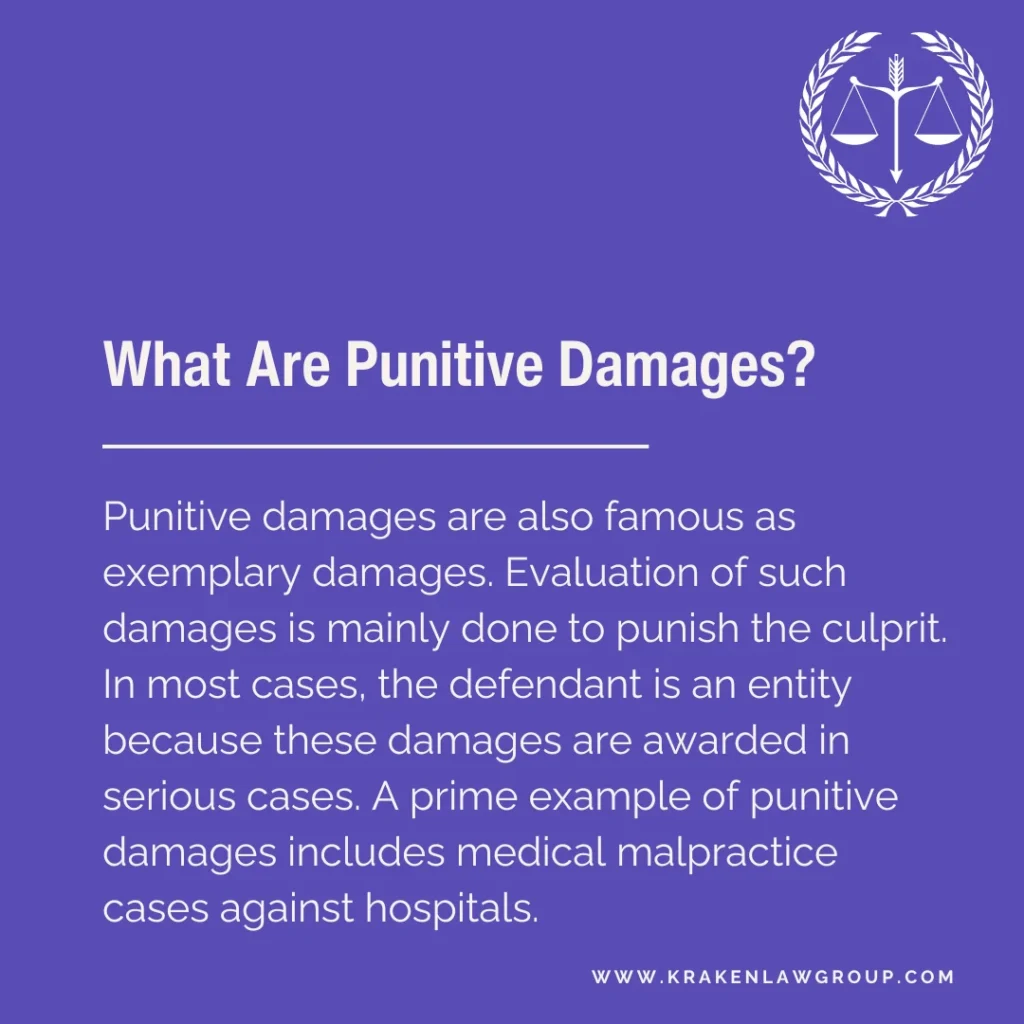 An answer post explaining what are punitive damages